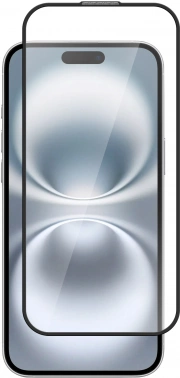 Защитное стекло для экрана BoraSCO прозрачный для Apple iPhone 16 Plus 2.5D антиблик. 1шт. (73682)