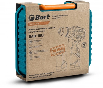 Дрель-шуруповерт Bort BAB-16U
