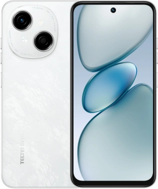 Смартфон Tecno Spark Go 1 64Gb 3Gb белый моноблок 3G 4G 2Sim 6.67