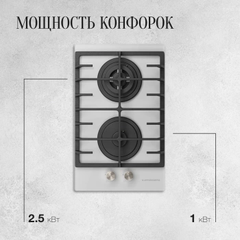 Газовая варочная поверхность Kuppersberg FG 33 W