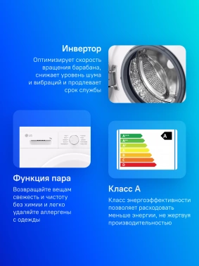 Стиральная машина LG F2Y1HS3W