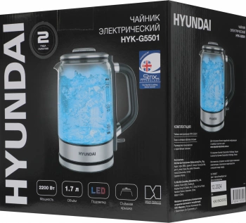 Чайник электрический Hyundai HYK-G5501