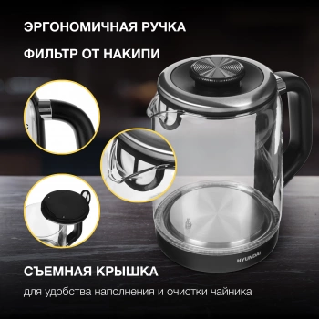 Чайник электрический Hyundai HYK-G5506
