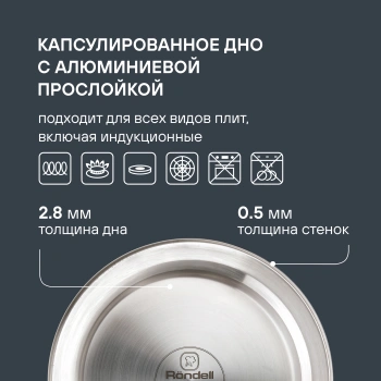 Чайник металлический Rondell Zart RDS-1828