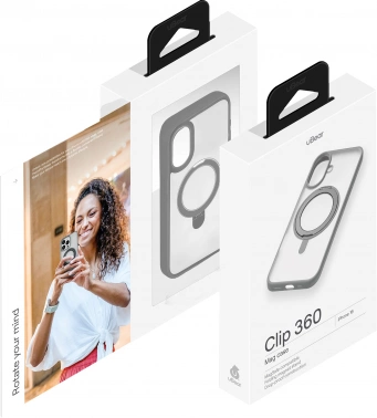 Чехол (клип-кейс) uBear для Apple iPhone 16 Clip 360