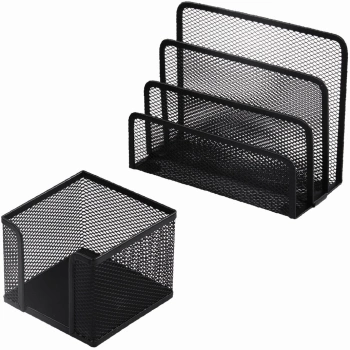 Настольный набор Brauberg (7 предметов) металл черный