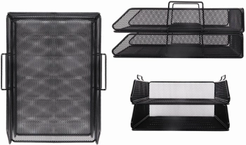 Настольный набор Brauberg (7 предметов) металл черный