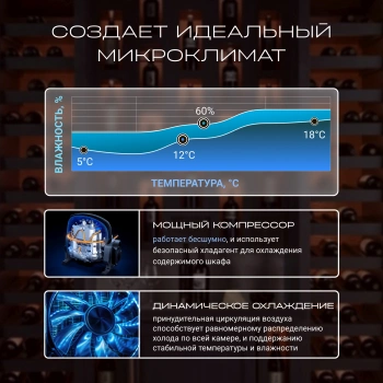 Винный шкаф Tesler CWC-400