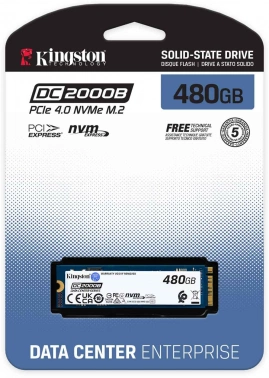 Накопитель SSD Kingston PCIe 4.0 x4 480GB SEDC2000BM8/480G DC2000B