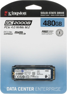 Накопитель SSD Kingston PCIe 4.0 x4 480GB SEDC2000BM8/480G DC2000B