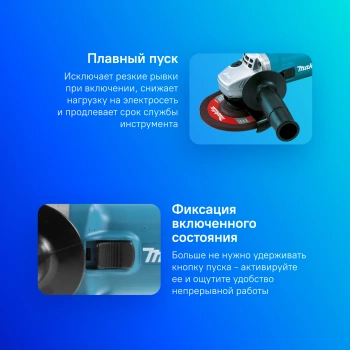 Углошлифовальная машина Makita 9558HNRX1