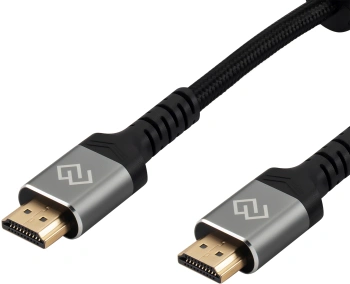 Кабель аудио-видео Digma HDMI (m)/HDMI (m) 1.5м. феррит.кольца позолоч.конт. черный (D-HDMI-2FF-V2.1-1.5M)