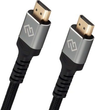 Кабель аудио-видео Digma HDMI (m)/HDMI (m) 2м. феррит.кольца позолоч.конт. черный (D-HDMI-2FF-V2.1-2M)
