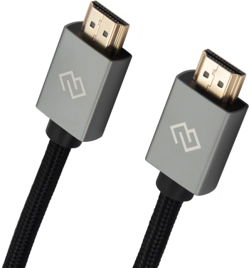 Кабель аудио-видео Digma HDMI (m)/HDMI (m) 1.5м. феррит.кольца позолоч.конт. черный (D-HDMI-2FF-V2.0-1.5M)