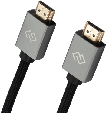 Кабель аудио-видео Digma HDMI (m)/HDMI (m) 2м. феррит.кольца позолоч.конт. черный (D-HDMI-2FF-V2.0-2M)