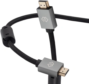 Кабель аудио-видео Digma HDMI (m)/HDMI (m) 2м. феррит.кольца позолоч.конт. черный (D-HDMI-2FF-V2.0-2M)