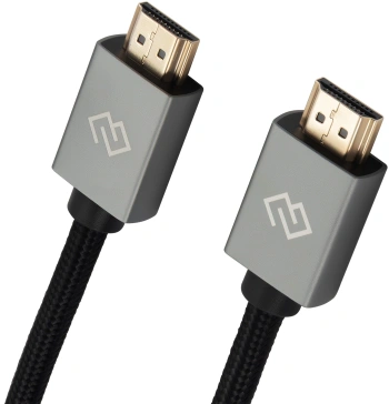 Кабель аудио-видео Digma HDMI (m)/HDMI (m) 3м. феррит.кольца позолоч.конт. черный (D-HDMI-2FF-V2.0-3M)