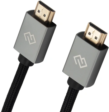Кабель аудио-видео Digma HDMI (m)/HDMI (m) 5м. феррит.кольца позолоч.конт. черный (D-HDMI-2FF-V2.0-5M)