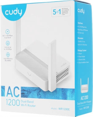 Роутер беспроводной Cudy WR1200E