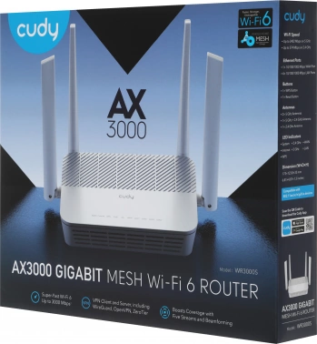 Роутер беспроводной Cudy WR3000S