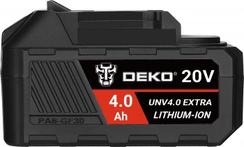 Батарея аккумуляторная Deko  UNV4.0 EXTRA