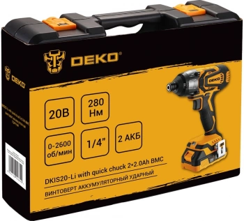Винтоверт Deko DKIS20-Li