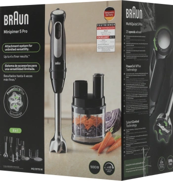 Блендер погружной Braun MultiQuick 5 MQ55755MBK