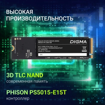 Накопитель SSD Digma PCIe 3.0 x4 256GB DGSM3256GP53T