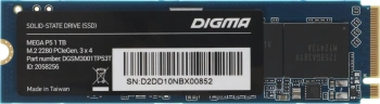 Накопитель SSD Digma PCIe 3.0 x4 1TB DGSM3001TP53T