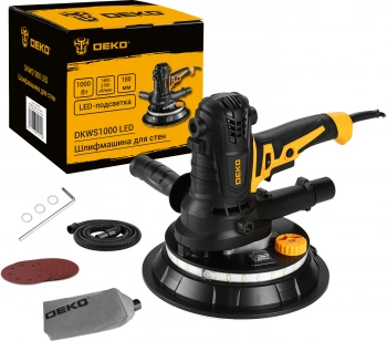 Эксцентриковая шлифмашина Deko  DKWS1000 LED