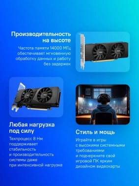 Видеокарта MSI PCI-E 4.0  RTX 3050 LP 6G