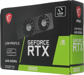 Видеокарта MSI PCI-E 4.0  RTX 3050 LP 6G