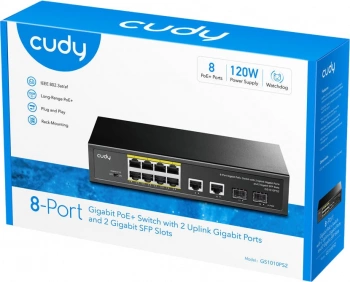 Коммутатор Cudy  GS1010PS2