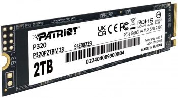 Накопитель SSD Patriot PCIe 3.0 x4 2TB P320P2TBM28
