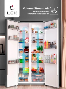 Холодильник Lex LSB530BLID WIND