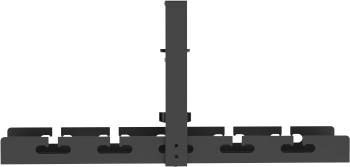 Кабель-канал Cactus CS-CM-400-1BK для столов 40x12.9x19см черный