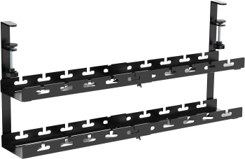 Кабель-канал Cactus CS-CM-700-2BK для столов 72.8x13.5x34.2см черный