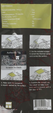 Термопаста Thermalright TF7-2G