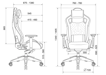 Кресло игровое Knight  Titgame