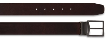 Ремень мужской The Bridge Brunelleschi 0345651R/L6х3.5см черный/коричневый натур.кожа