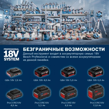 Строительный пылесос Bosch GAS 18V-10L