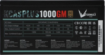 Блок питания Formula ATX 1000W AC KCAS PLUS 1000GM V2