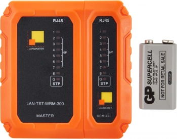 Тестер кабельный Lanmaster  LAN-TST-WRM-300