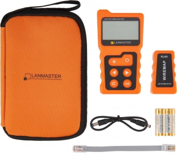Тестер кабельный Lanmaster  LAN-TST-WRM-400-POE