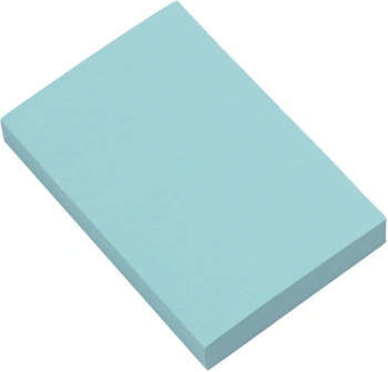 Блок самоклеящийся бумажный Silwerhof Daily 51x76мм 100лист. 75г/м2 пастель голубой