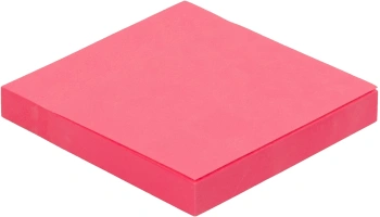 Блок самоклеящийся бумажный Silwerhof Daily 76x76мм 100лист. 75г/м2 неон розовый