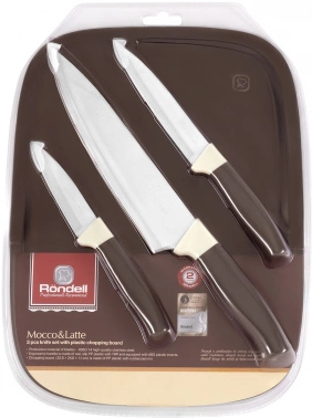 Набор ножей кухон. Rondell Mocco&Latte RD-1944