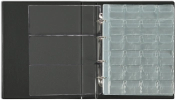 Папка на 4-х D-кольцах Silwerhof Create верт. ПВХ 0.6мм черный