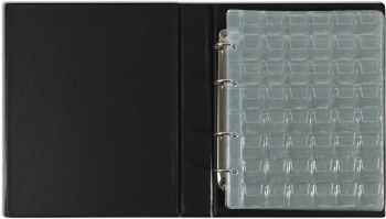 Папка на 4-х D-кольцах Silwerhof Create верт. ПВХ 0.6мм черный