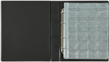 Папка на 4-х D-кольцах Silwerhof Create верт. ПВХ 0.6мм коричневый